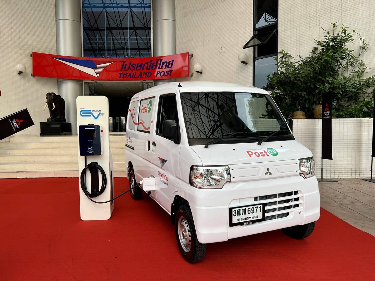 At the Launch of Thailand Post's Electric Vehicles