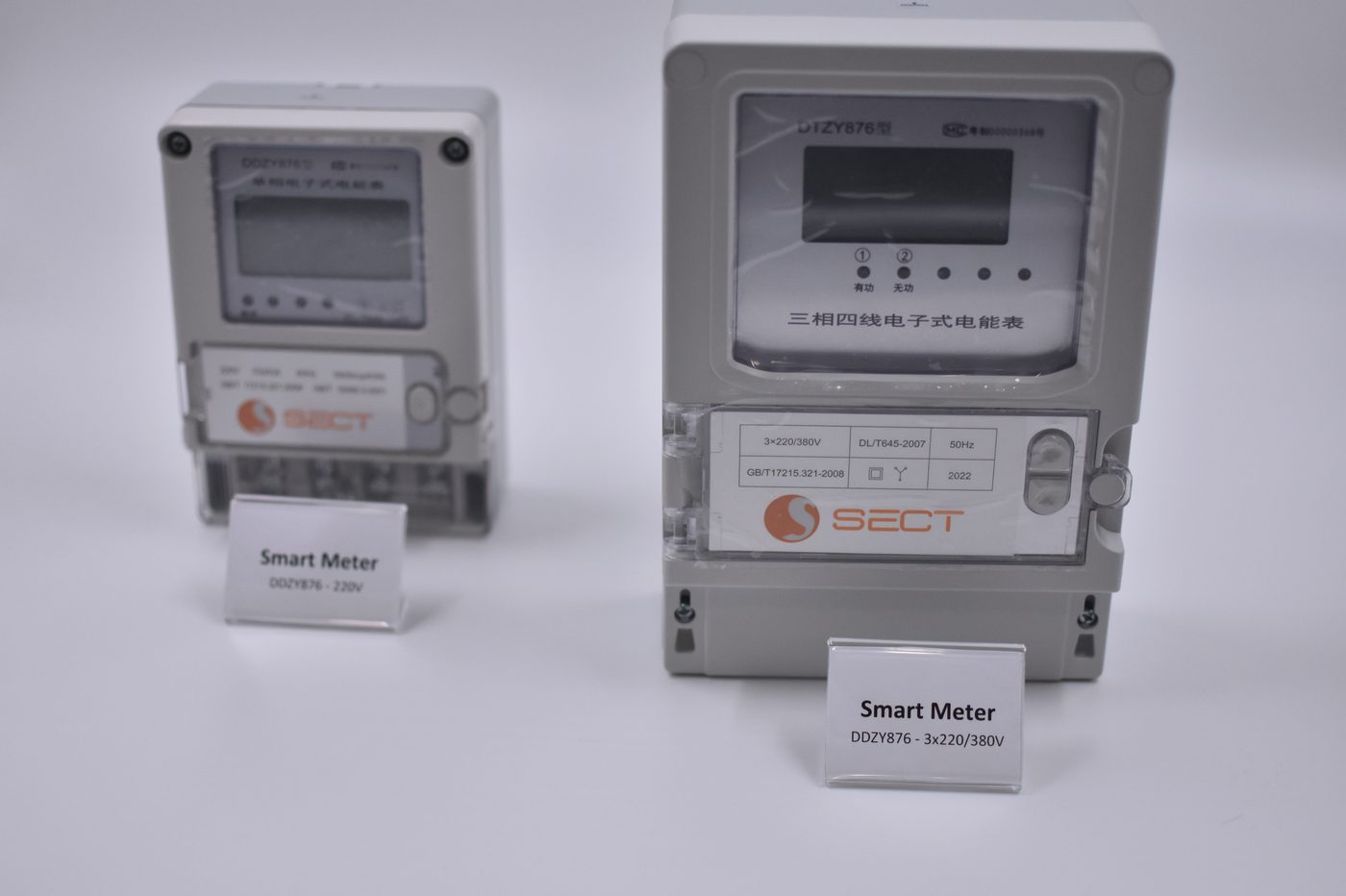 Smart meters 220V 2P and 380V 3P