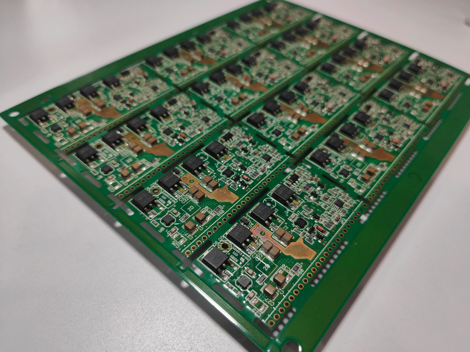 Assembled PCB panels
